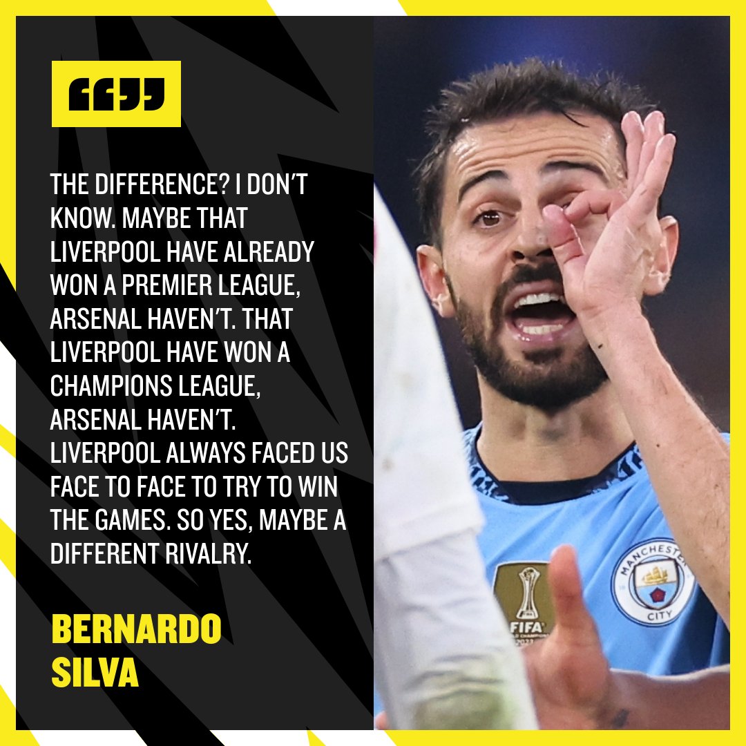 Bernardo Silva's far from impressed with this Arsenal team. 😬