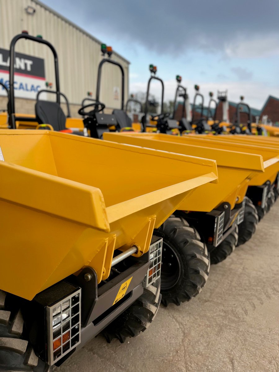 One of our customers has placed a large order for over 25 #Mecalac Dumpers

Let us know if you want to take advantage of buying new ROPS dumpers whilst you can before the new legislation comes into play in Feb which means only new cabbed dumpers will be made

@ballyveseyltd