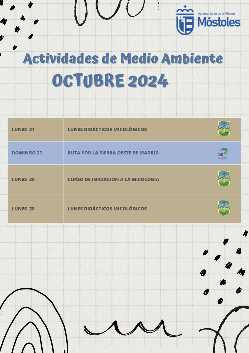 MostolesTransiE's tweet photo. ACTIVIDADES DE MEDIO AMBIENTE DEL MES DE OCTUBRE https://t.co/4cqfGu4DvW
