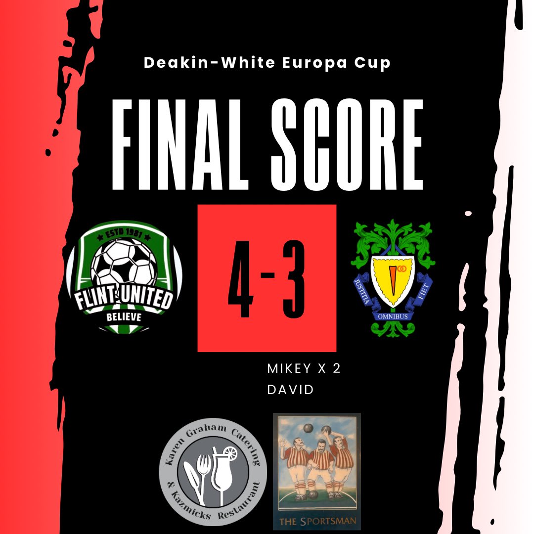 A 4-3 Loss to <a href="/Flintutd1981/">Flint united</a> in the Europa cup conceding a last minute winner.