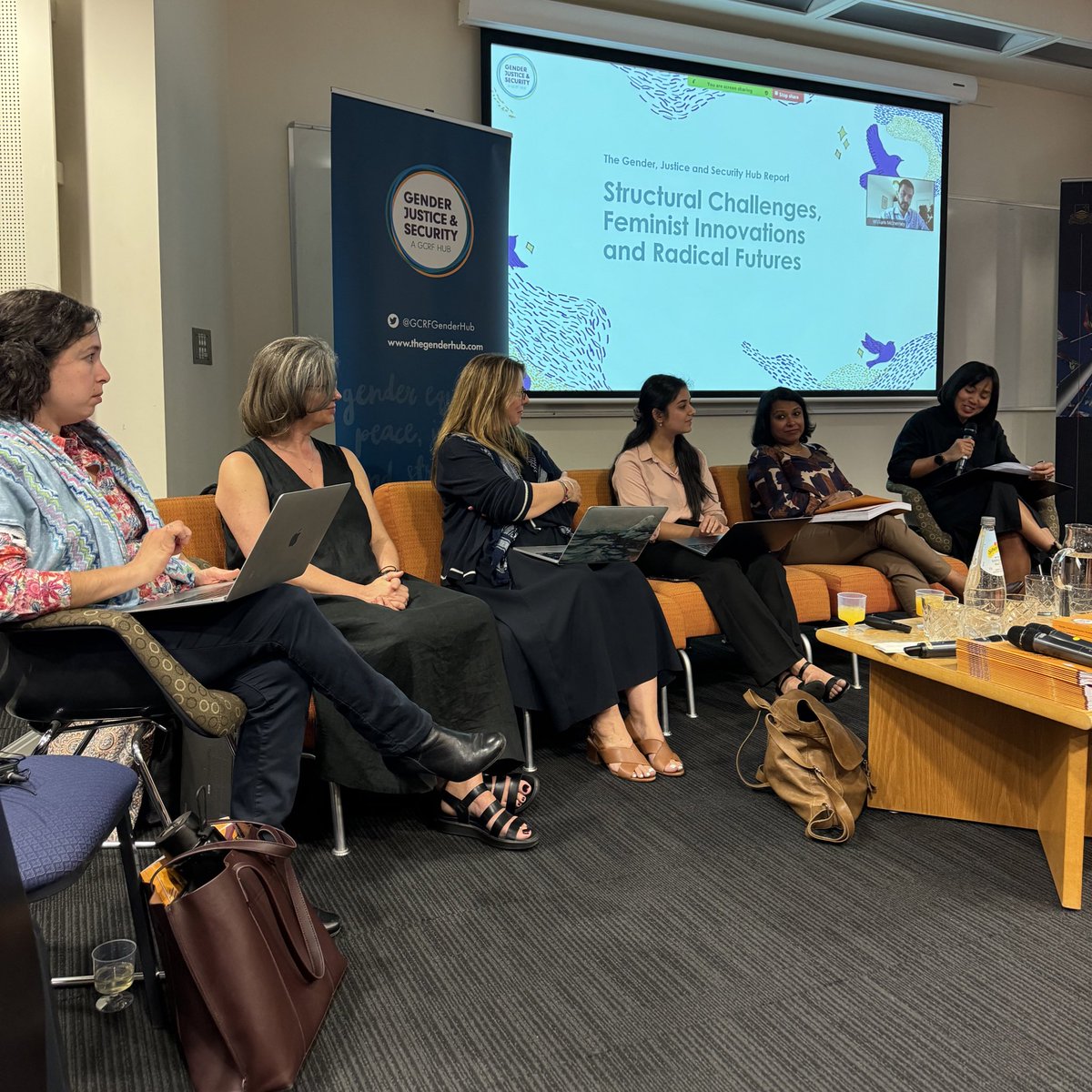 Learning great things at the <a href="/TheGenderHub/">GCRF Gender, Justice and Security Hub</a> Final Report launch at the <a href="/ANUBellSchool/">ANUBellSchool</a> with <a href="/kirstenainley/">Kirsten Ainley</a> @drljshepherd <a href="/Alba_BoerCueva/">Alba R Boer Cueva</a> <a href="/Shivangiseth_s/">Shivangi Seth</a> <a href="/binadcosta/">Bina D'Costa</a>