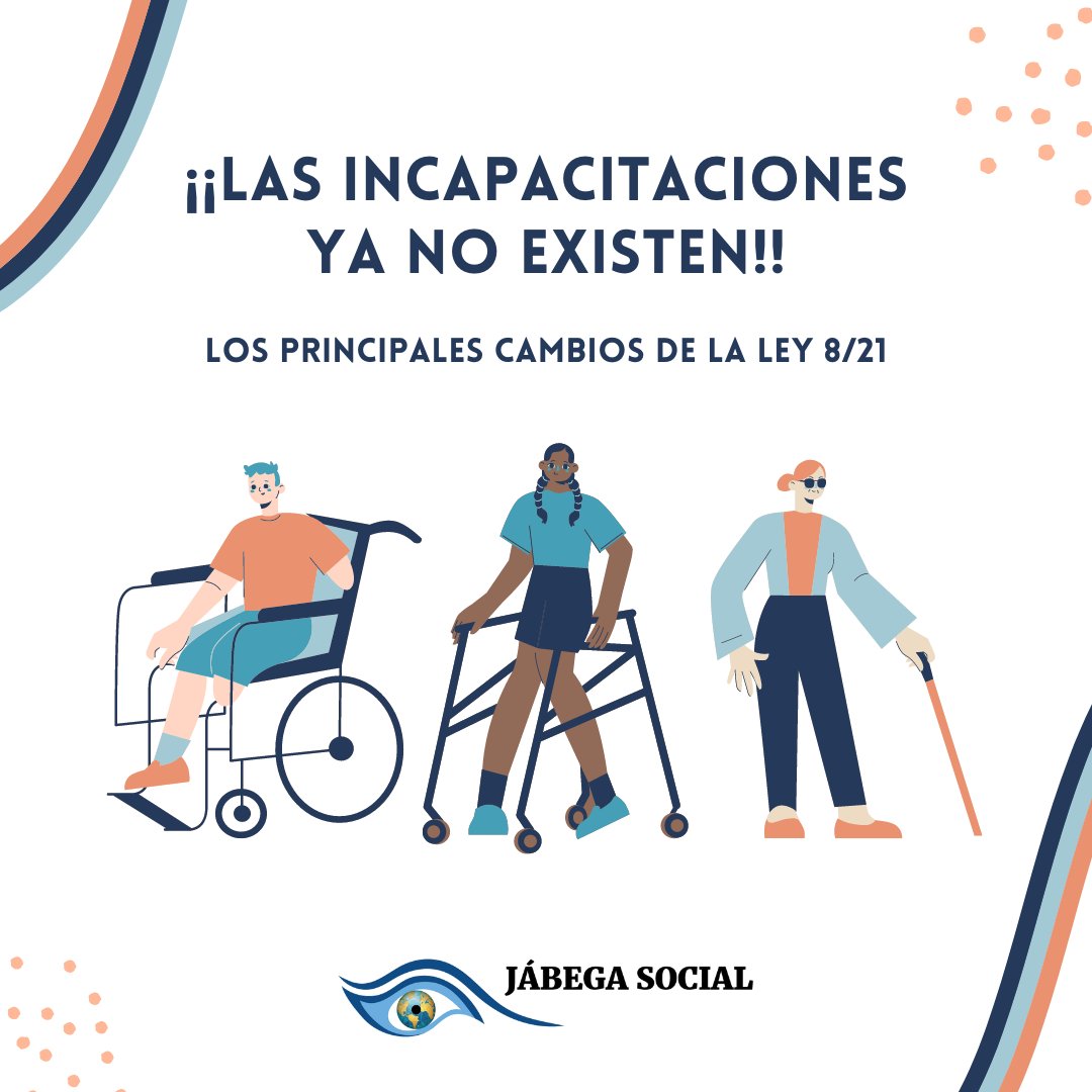 ¡Las incapacidades ya no existen! Y se necesitan dos peritajes para evaluar las necesidades de la persona con discapacidad: el médico y el social. Recuérdalo si vas a iniciar este procedimiento #peritajesocial #dictamensocial #trabajosocial
