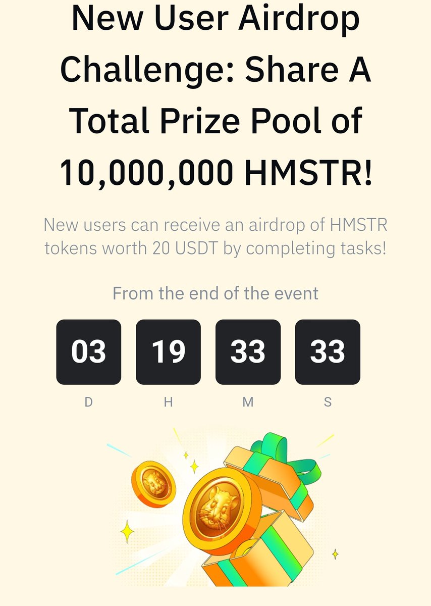 🚨 $589+ per #XRP. We will witness the greatest parabolic surge in human history!

Great news for new <a href="/BitrueOfficial/">Bitrue</a> users!

Seize the opportunity to participate in an exceptional airdrop, where up to 10,000,000 $HMSTR tokens are available!

Earn rewards by completing tasks on a