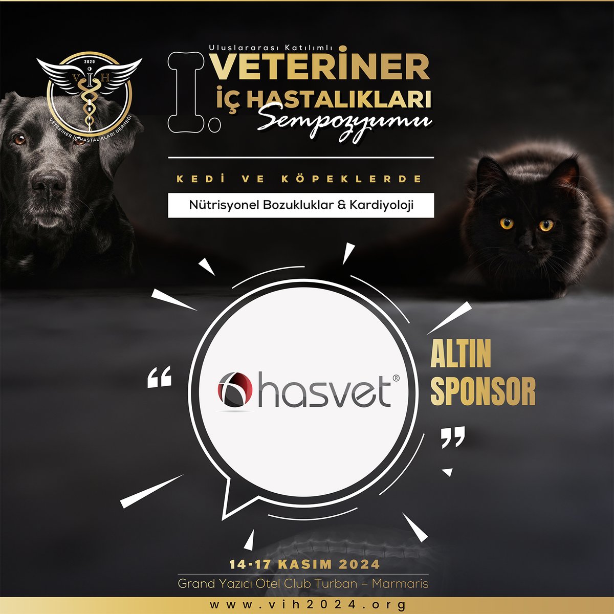 1. Veteriner İç Hastalıkları Sempozyumu'nun Altın Sponsoru Hasvet'e, değerli katkı ve destekleri için sonsuz teşekkürlerimizi sunarız. 🙏

#Hasvet #VeterinerİçHastalıklarıDerneği #Vih #VeterinerİçHastalıklarıSempozyumu #PlazaEvent