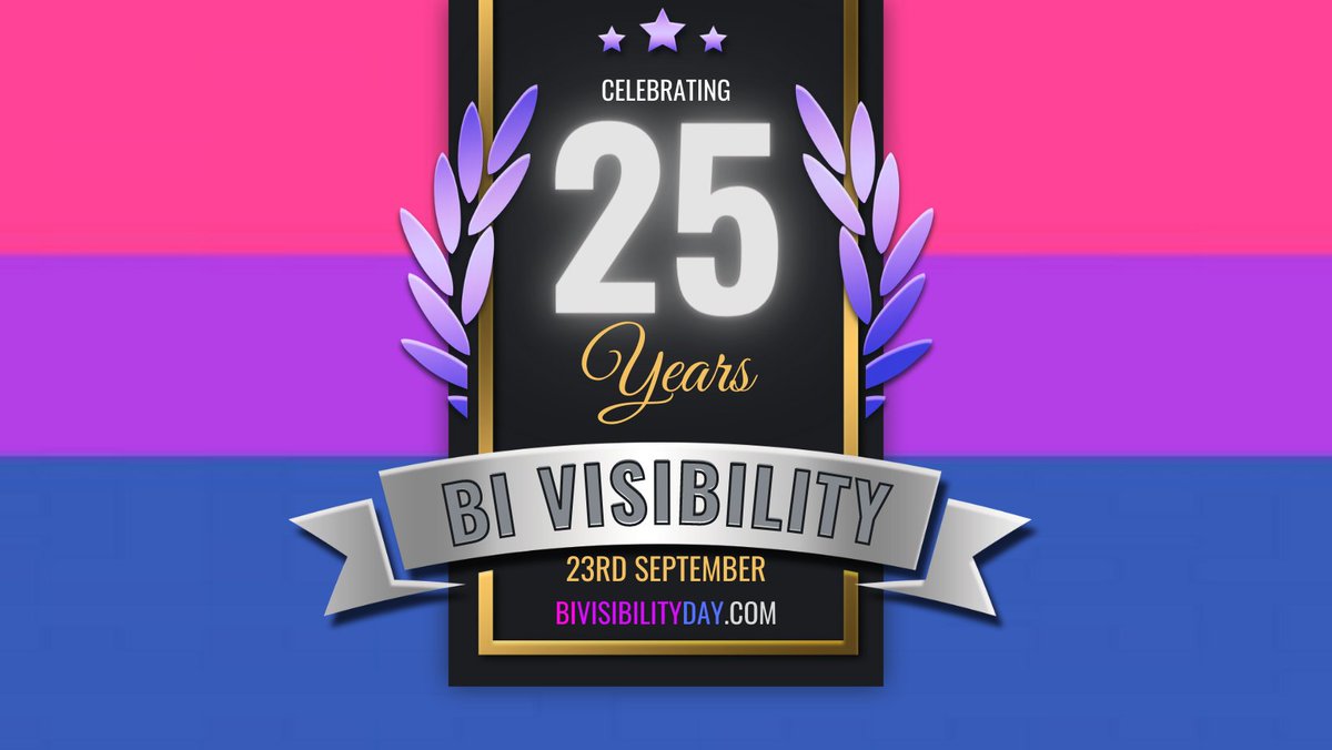 25 years on it's bigger than ever #BiVisibilityDay #InternationalCelebrateBisexualityDay #BiPride