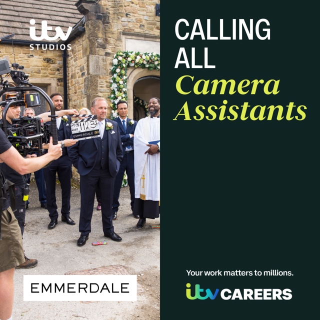 screenyorkshire's tweet photo. 🎬🎥 Lights, Camera, Action! Calling all Camera Assistants! ITV is looking for a Camera Assistant to join their Continuing Drama team. 👉 Apply now:https://t.co/G664DJJ6mT
⏳ Closes Sunday 29th September 2024 #CameraAssistant #FilmCrew https://t.co/Kx7VT6Syz9