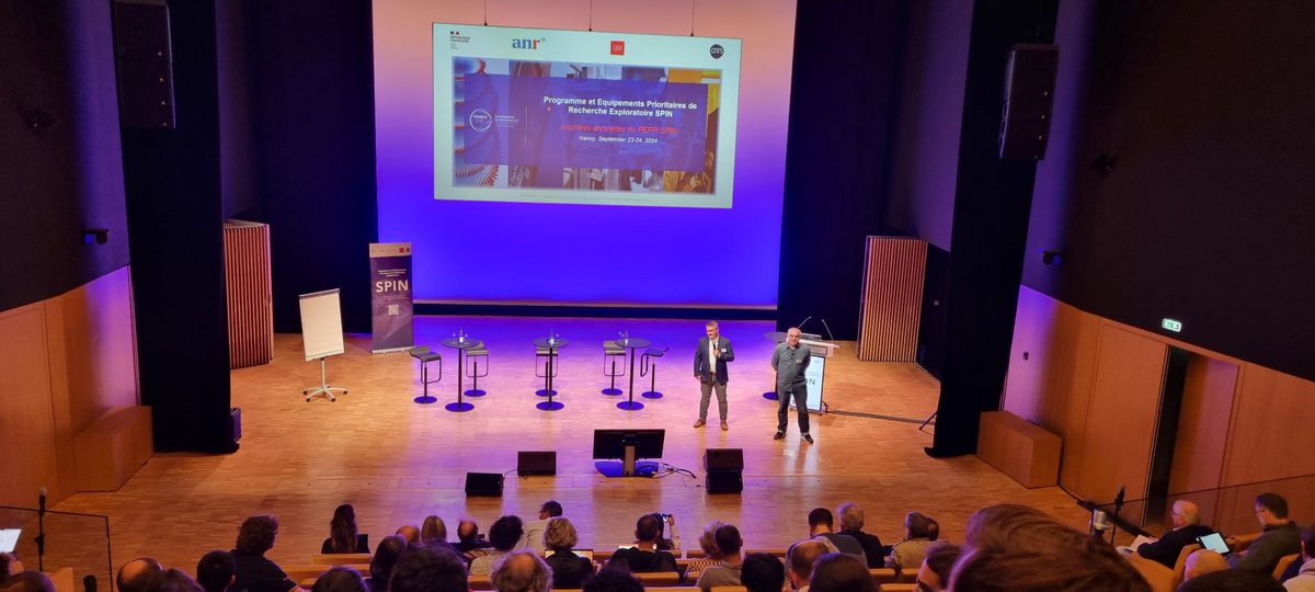 carlos_rojas101's tweet image. And we are starting annual meeting @pepr_spin at Nancy @VilledeNancy Centro Prouvé #magnetism #magnétisme #spintronics 🧲🔎🧭🧲🧲💡⚡️🔬🥼👩🔬👨🔬🇫🇷🇫🇷🤝💪👍@labo_ijl @spin_ijl