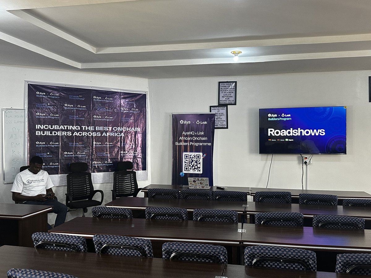WikicatStalwart's tweet image. Gm from Jos!

Catch the #LiskXAyaRoadshow train today at @blockfuselabs ,Rayfield .

It’s the 4th Roadshow for the #OnchainBuildersProgram. Get your project incubated and get funded up to $100,000 in milestone grants from @LiskHQ .