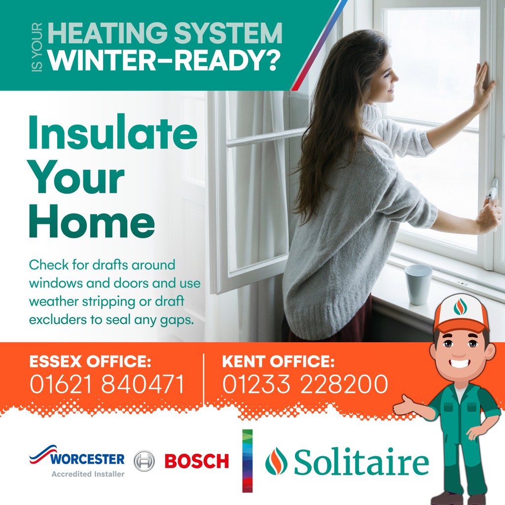 SolitaireLtd's tweet image. Insulate Your Home to Keep the Heat In

Proper insulation is essential for keeping your home warm during winter. Check for draughts around windows and doors, and seal any gaps with weather stripping or draught excluders.

Essex: 01621 840471
Kent: 01233 228200
