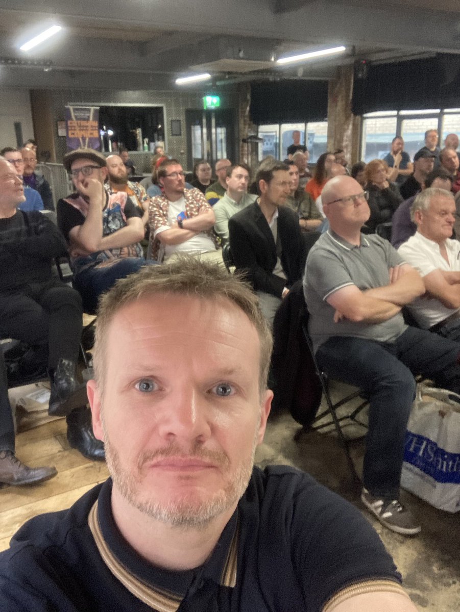 SJBWho77's tweet photo. Huge thank you to everyone who came to see The Gothic Tales yesterday. So many faces old and new… but all smiling! That is why I do it ♥️😊
Philip had a wonderful time too. He absolutely loves coming to Leeds!
We WILL be back #who77 https://t.co/BkJhImU5bv