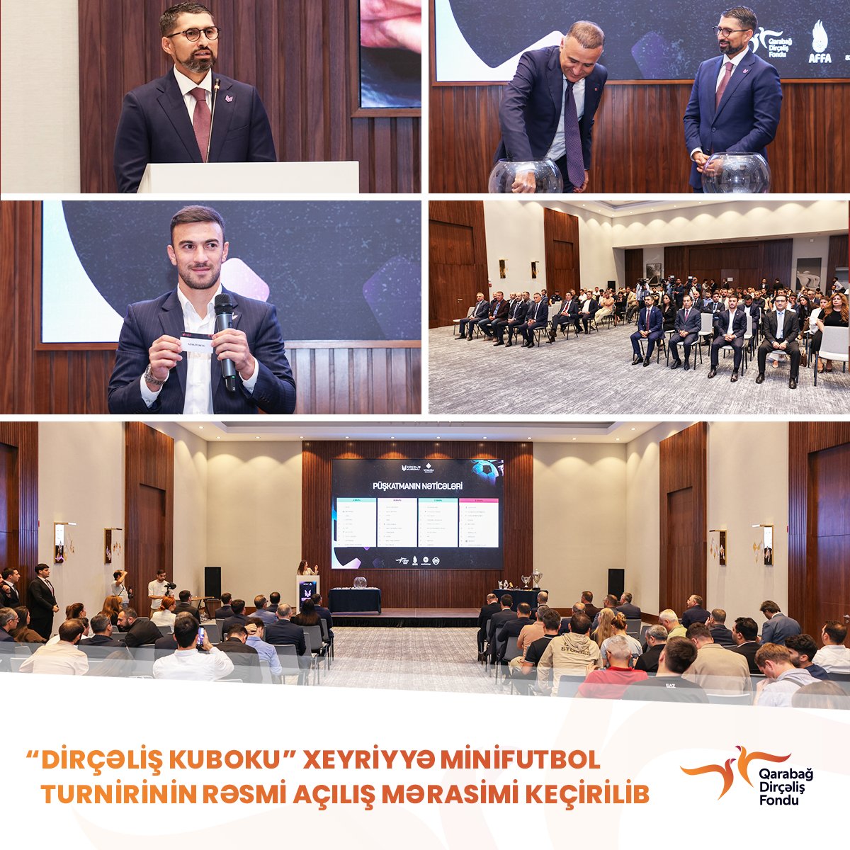 “Dirçəliş Kuboku” xeyriyyə minifutbol turnirinin rəsmi açılış mərasimi keçirilib

Daha ətraflı burada: qdf.gov.az/media-merkezi/…