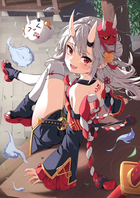 お嬢 #百鬼絵巻 