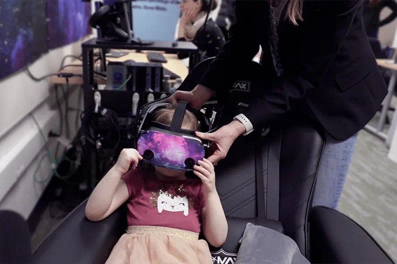 MSU's Developmental Speech Lab has codeveloped VR simulations to learn how stuttering forms in young children, for those who seek treatment. To read more, click here: spr.ly/6019WcO1W