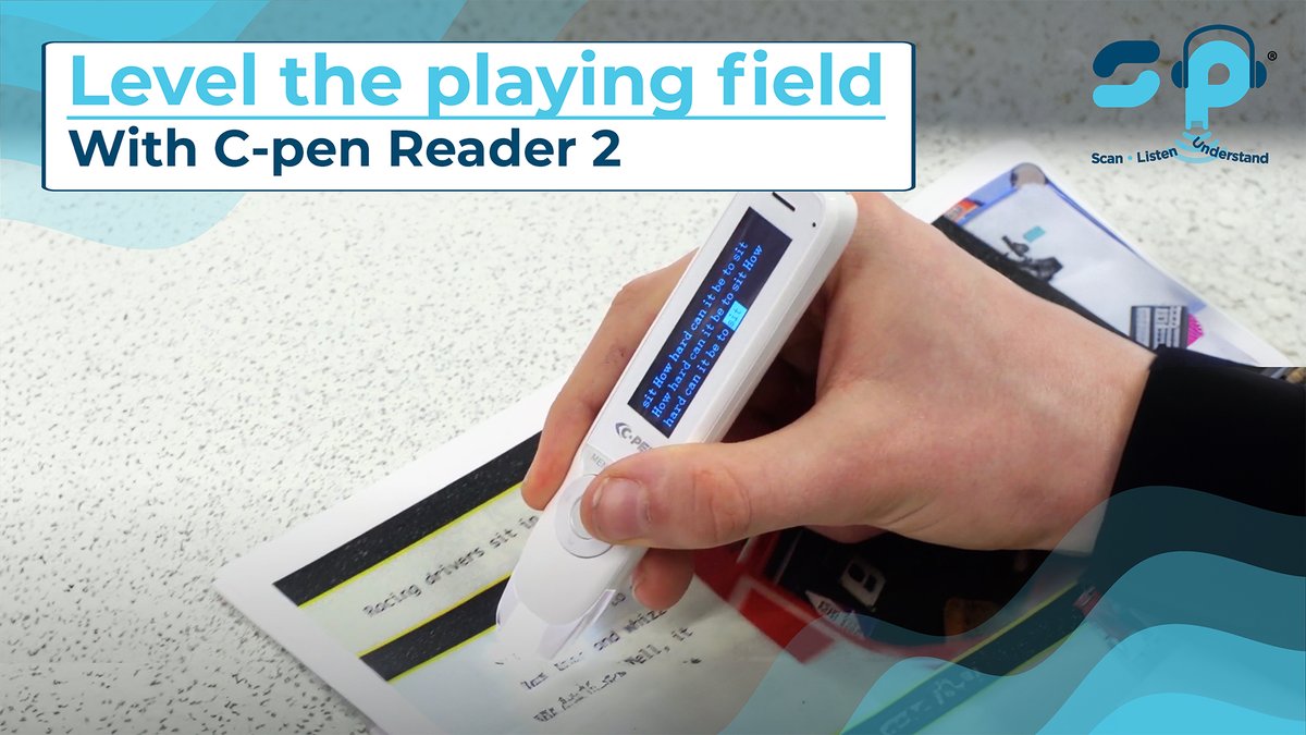 Unlock your potential and read with confidence with C-Pen Reader 2! 🔓🌟

Simply scan, listen, and learn with ease.

bit.ly/3zkqGX5

#AssitiveTechnology #EdTech #InclusiveEducation