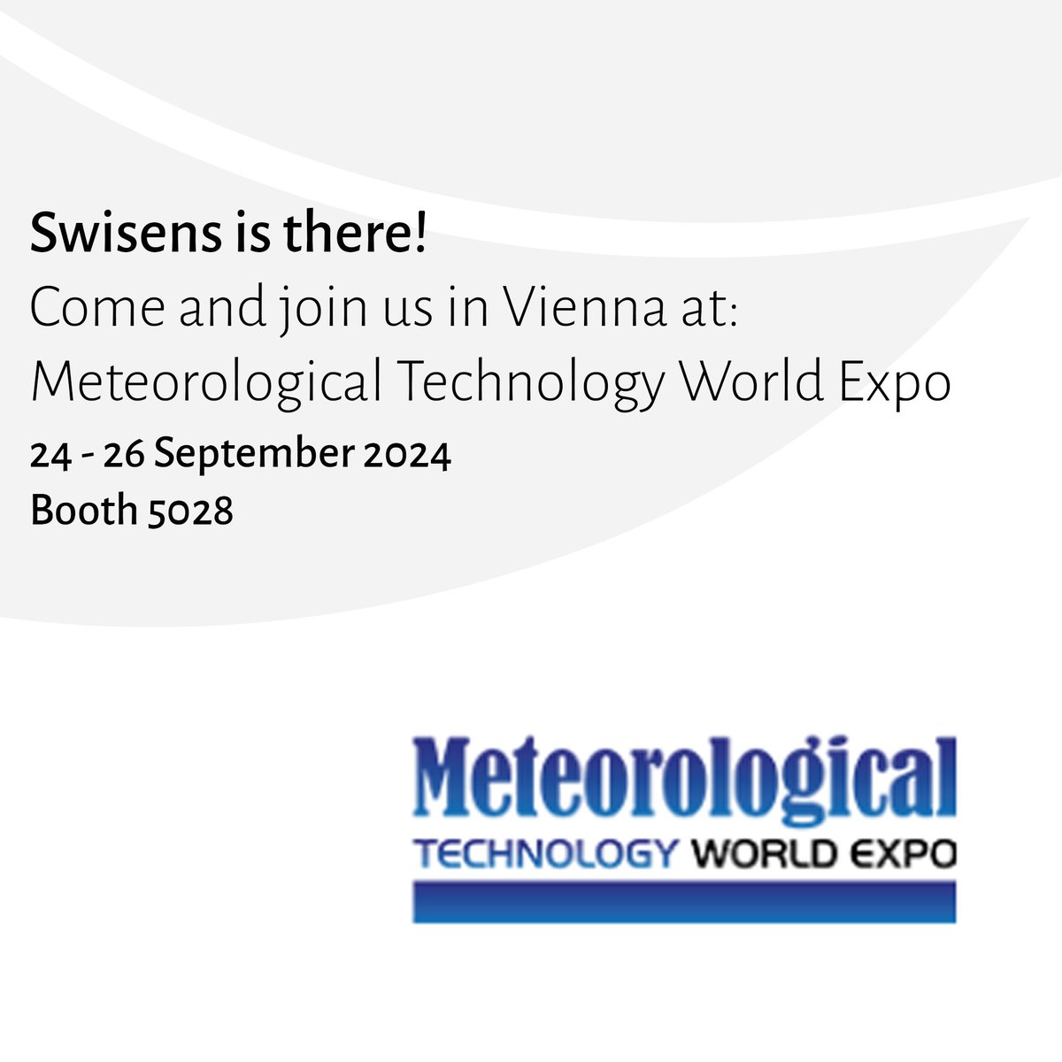 Countdown begins! ⏳ 

Swisens is heading to Vienna for the Meteorology Technology World Expo. Explore our cutting-edge solutions and meet the team behind the technology revolutionizing real-time pollen monitoring. bit.ly/4gxC1ns

#DetectWhatsInTheAir #SwisensPoleno