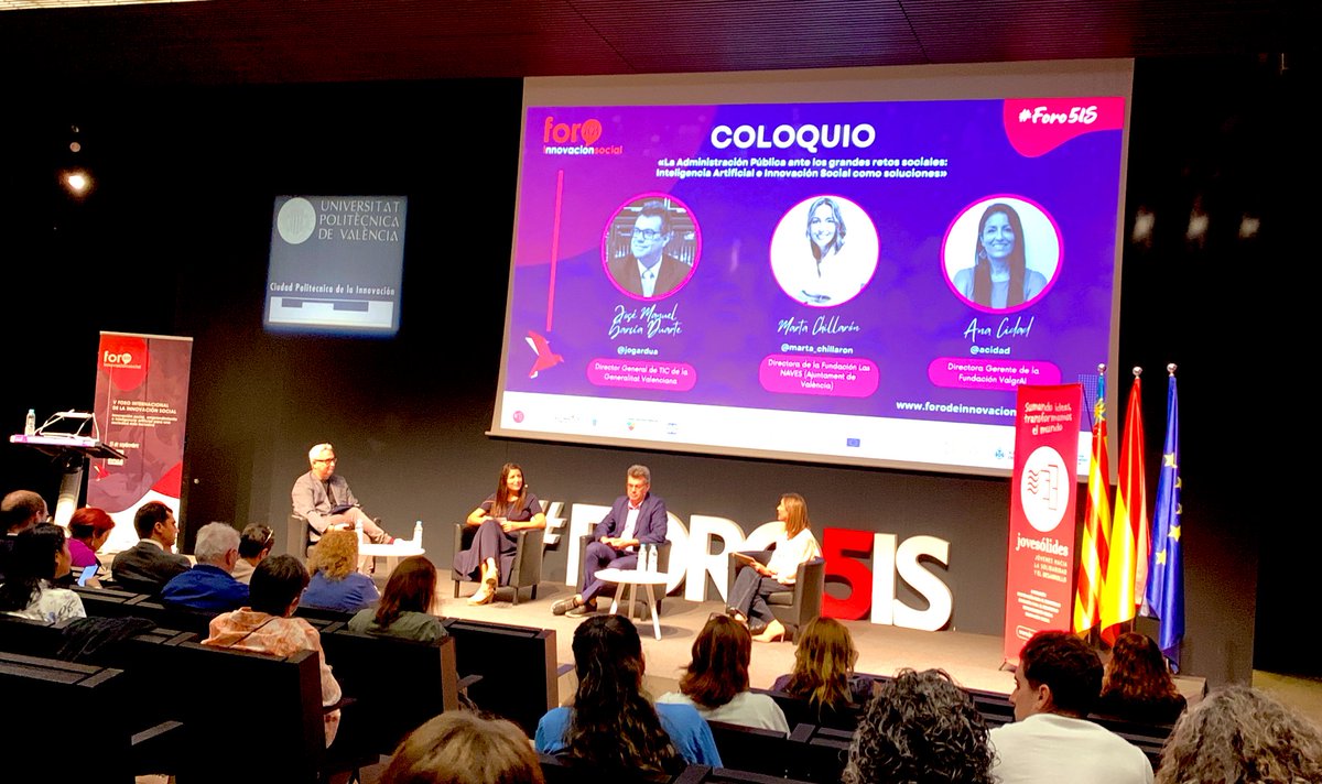 El coloquio «La Administración Pública ante los grandes retos sociales» está en marcha.

<a href="/jogardua/">Jose Manuel G Duarte</a> destaca la modernización tecnológica como clave para enfrentar los desafíos sociales.

#Foro5IS #InnovaciónSocial