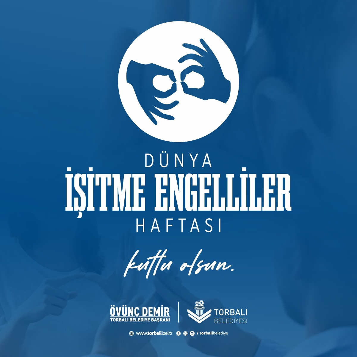 İletişim konuşmak ya da duymaktan ibaret değildir, asıl engel bedenimizde değil kalbimizde ve zihnimizde olan engellerdir. Bütün işitme engelli bireylerimize engelsiz, sağlıklı, mutlu ve huzurlu bir hayat diliyoruz. Dünya İşitme Engelliler Haftası kutlu olsun.