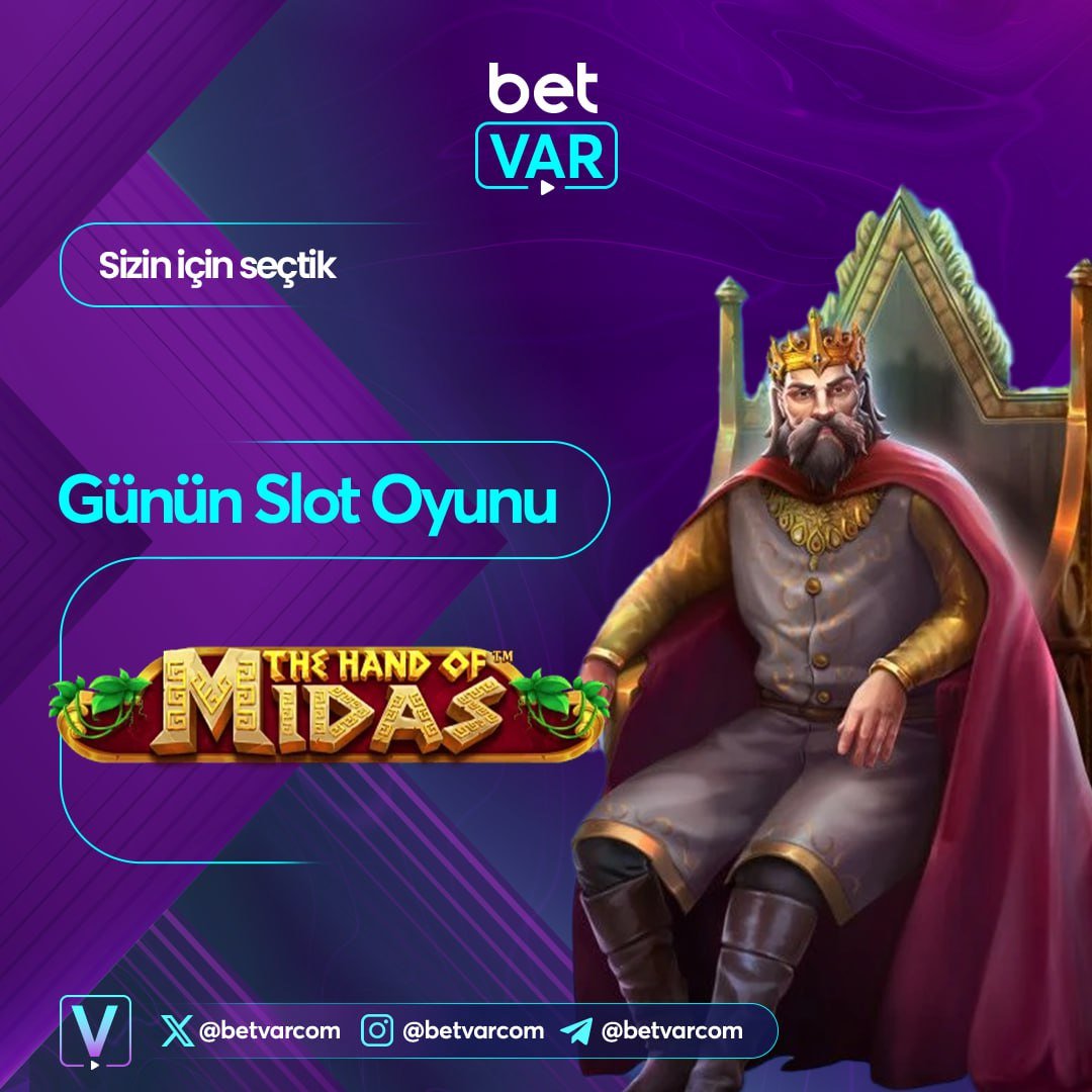☄️ Yüksek Çarpanlar Bu Oyunda !

✨ Günün en çok kazandıran slotunu sizin için seçtik!

⬆️ En gözde oyunlardan The Hand of Midas !

✔️Kazancın Tek Adresi #BetVar

📱Kazanmak İçin Hemen Tıkla ; t2m.io/betvargiris