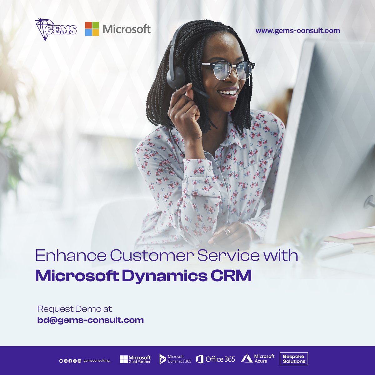 GemsConsulting's tweet image. Ready to elevate your customer service? Microsoft Dynamics CRM helps you streamline interactions, improve response times, and build stronger relationships with your customers.

Take your service to the next level. Request a demo today at bd@gems-consult.com

#gems #microsoftcrm
