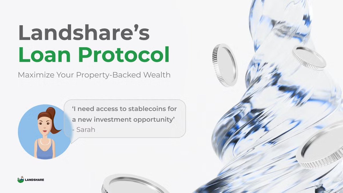 🔓Unlock the Power of Your Property Assets with Landshare’s Loan Protocol!

Who could benefit the most from Landshare’s upcoming Loan Protocol? Simple—anyone looking to unlock liquidity, earn passive income or leverage their holdings without selling their property-backed assets