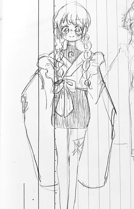 前に考えた自作歌い手のキャラデザを少しいじりました
デカリボンフリルショート丈和装はどちゃくそ私の好みです✌️ 