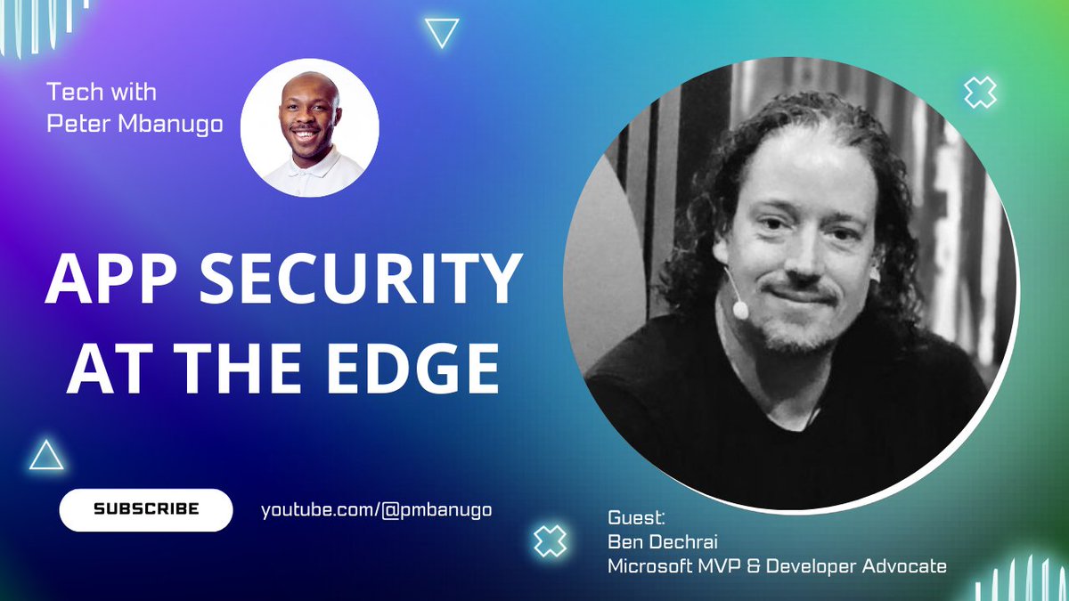 Peter Mbanugo (@p_mbanugo) on Twitter photo have you experienced attacks that took your application servers offline? Or got hacked via SQL injection?
This week's livestream with <a href="/bendechrai/">Ben Dechrai has moved to Bluesky</a> will cover some common security topics and how you can protect your apps.
Come hang out with us 😎. Find the livestream link in 🧵👇🏽 have you experienced attacks that took your application servers offline? Or got hacked via SQL injection?
This week's livestream with <a href="/bendechrai/">Ben Dechrai has moved to Bluesky</a> will cover some common security topics and how you can protect your apps.
Come hang out with us 😎. Find the livestream link in 🧵👇🏽