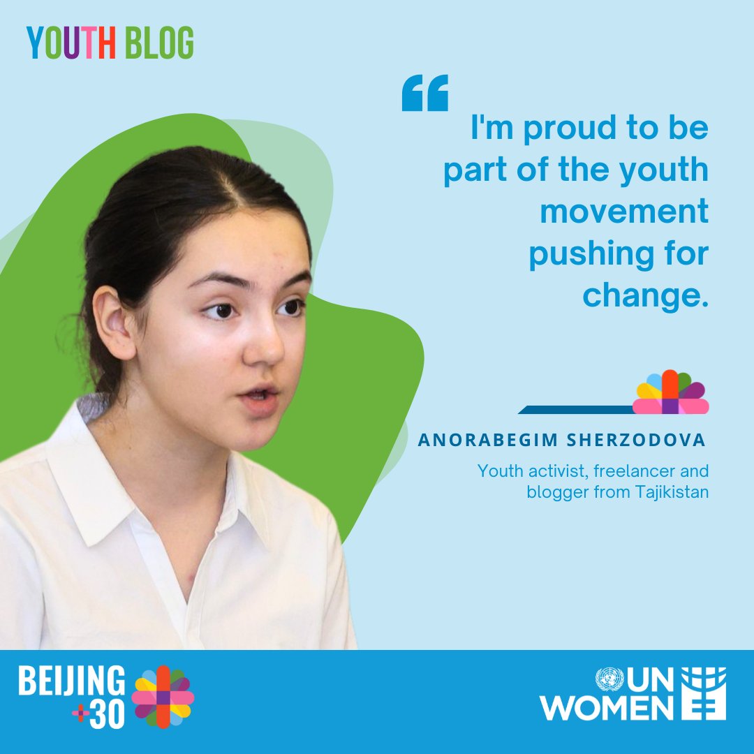unwomeneca's tweet photo. ✨ Anorabegim Sherzodova, a 14-year-old activist from #Tajikistan who stands against harassment
✊👩💻 Despite facing online threats, Anora remains determined to empower young women & shift mindsets through her digital advocacy
Read: https://t.co/WxPs6uUJ9u
#Beijing30 #YouthBlog https://t.co/T9LV8wxW8e