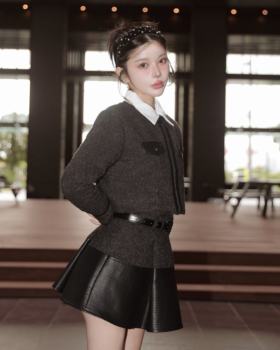 DARICH 黒 レザー フリル ミニスカート S DARICH 黒 レザー フリル ミニスカート S DARICH 黒 レザー フリル