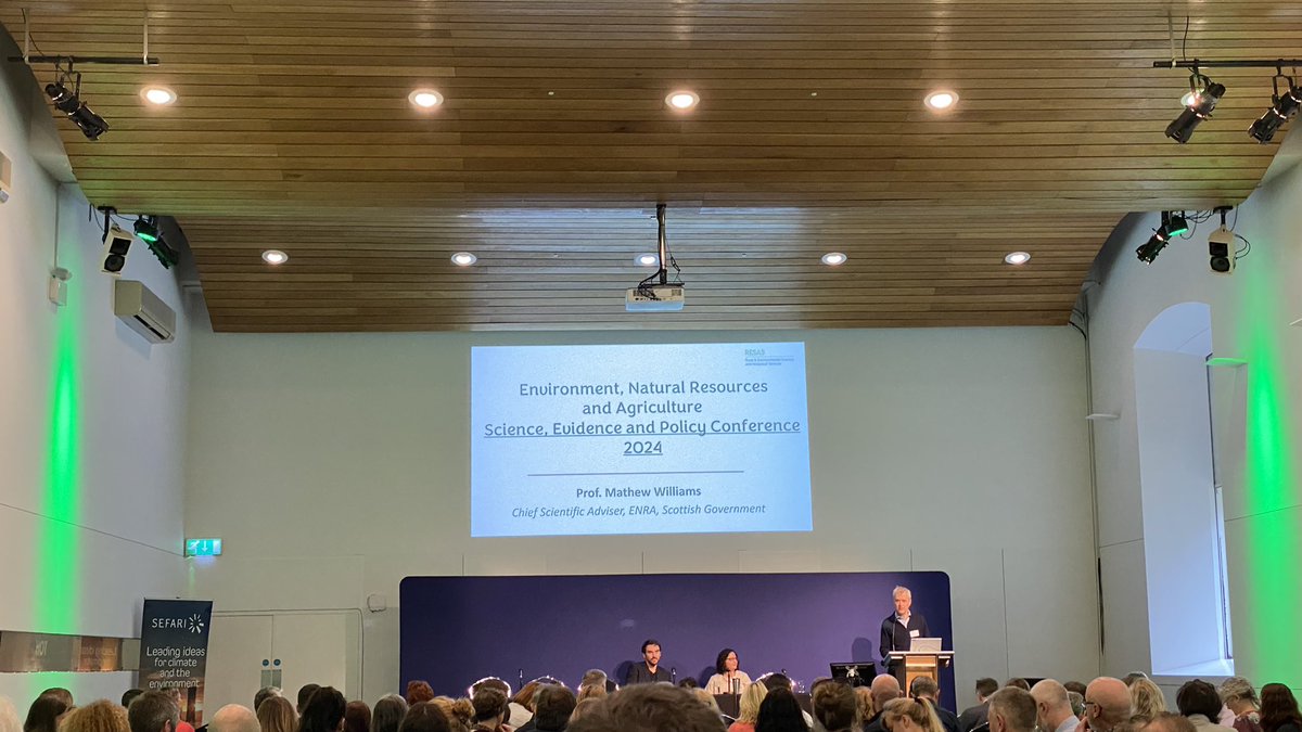 SEFARI Gateway (@sefariscot) on Twitter photo ENRA #Science #Evidence and #Policy conference is underway, and we are ready to discuss, #exchange #knowledge and #LeadingIdeas on #ClimateAdaptation, by showcasing excellence of <a href="/SGRESAS/">RESAS</a> funded strategic research, carried out by #SEFARI collective.
<a href="/scotgov/">Scottish Government</a> <a href="/CSARural_Env/">Mathew Williams</a> ENRA #Science #Evidence and #Policy conference is underway, and we are ready to discuss, #exchange #knowledge and #LeadingIdeas on #ClimateAdaptation, by showcasing excellence of <a href="/SGRESAS/">RESAS</a> funded strategic research, carried out by #SEFARI collective.
<a href="/scotgov/">Scottish Government</a> <a href="/CSARural_Env/">Mathew Williams</a>
