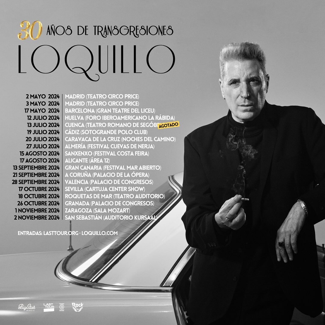 .@loquillo y su personalísimo proyecto de poesía 30 años de Transgresiones 19llega a Donostia/San Sebastián el próximo 2 de noviembre en @kursaaldonostia 🎫 Entradas ya a la venta