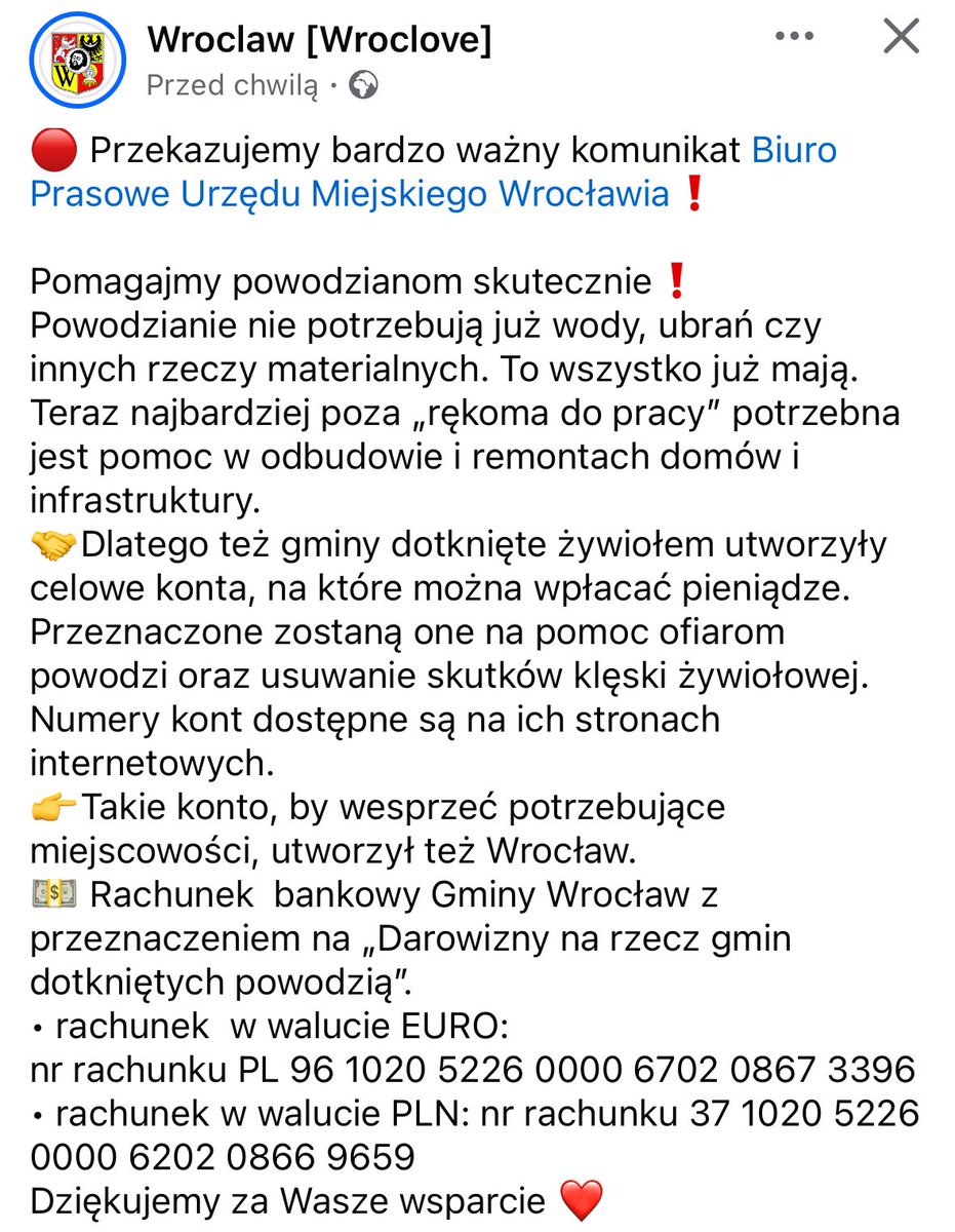 🔴 Przekazujemy bardzo ważny komunikat <a href="/BiuroPrasoweUMW/">Biuro Prasowe UMW</a>.