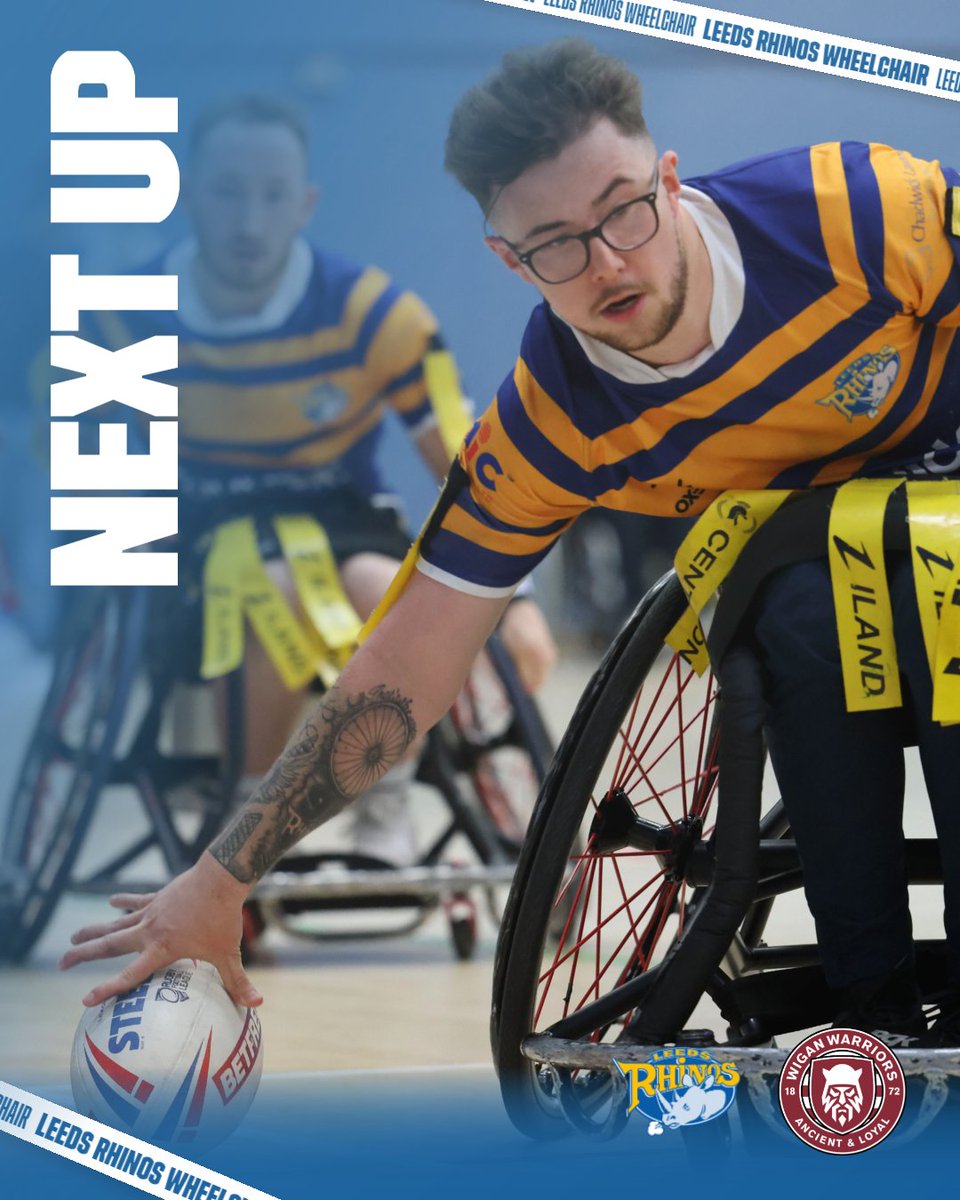 𝕀𝕋'𝕊 𝕊𝔼𝕄𝕀 𝔽𝕀ℕ𝔸𝕃 𝕎𝔼𝔼𝕂!🙌

This weekend, our Wheelchair squad will compete for a place in the <a href="/Betfred/">Betfred</a> <a href="/WCSuperLeague/">Betfred Wheelchair Super League</a> Grand Final, in hopes of continuing their unbeaten season!💙💛

📅Saturday 28th September
🆚<a href="/WiganWarriorsCF/">Wigan Warriors Community Foundation 🍒⚪️</a>
📍@TheEdgeLeeds
⏰KO-6:30pm