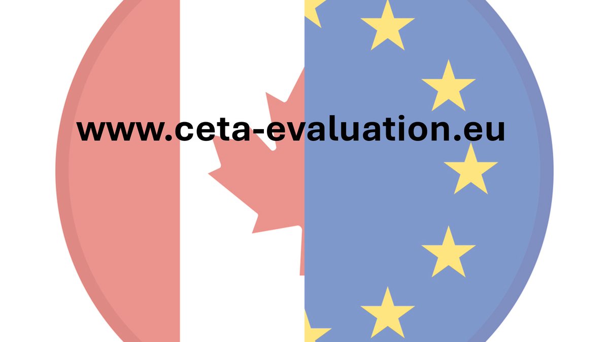Last week was the 7th year anniversary of CETA. To evaluate its effects, we are carrying out an ex post evaluation, for which we need your input. Please go to the project website to fill in the stakeholder and business/SME surveys (open until 30 Nov 2024). t.ly/OXZRT