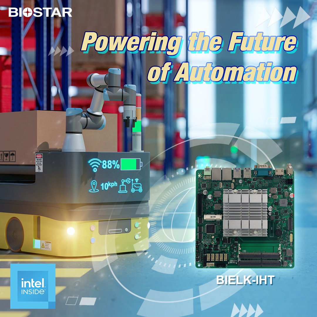 BIOSTAR_Global's tweet image. The BIELK-IHT delivers robust performance for industrial applications, especially for automation, offering stability, efficiency, and long-term reliability to meet the demands of modern industrial systems.🤓

Know more:
biostar.com.tw/app/en/ipc/int…

#BIOSTAR #intel #IndustrialPC