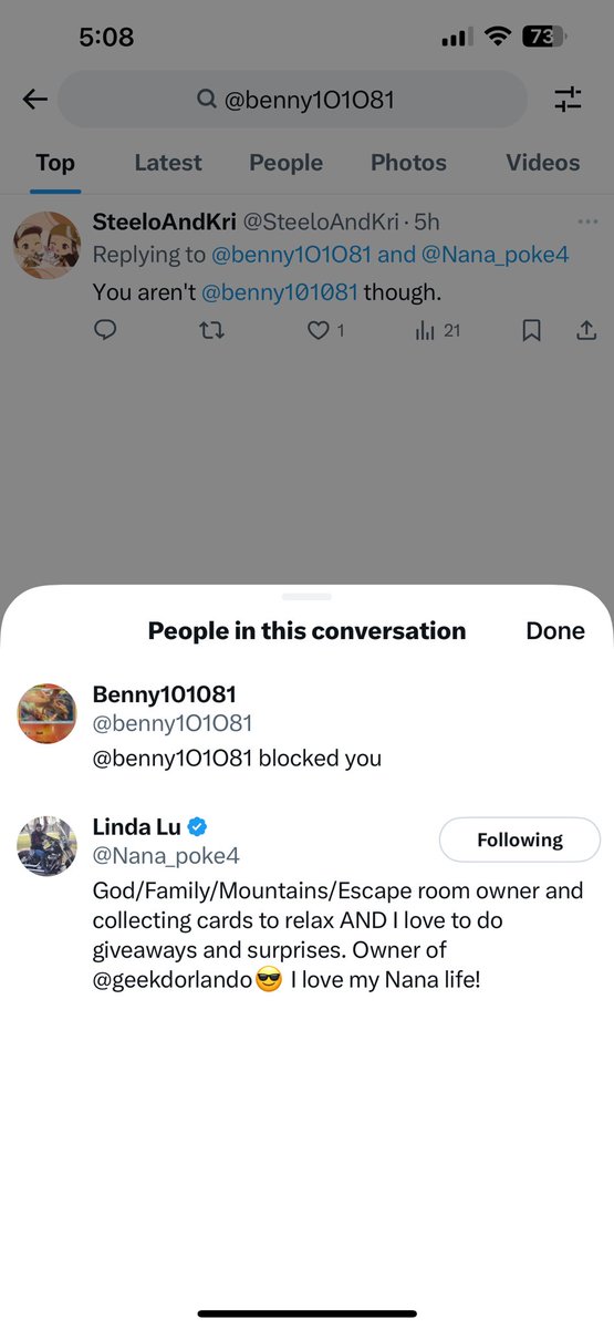 Good Morning,
Just woke up and realize that there is a scammer last night trying to imitate me. Thank you all for the heads up. Be careful out there. My username end in 1 Zero 1 Zero 8 1.