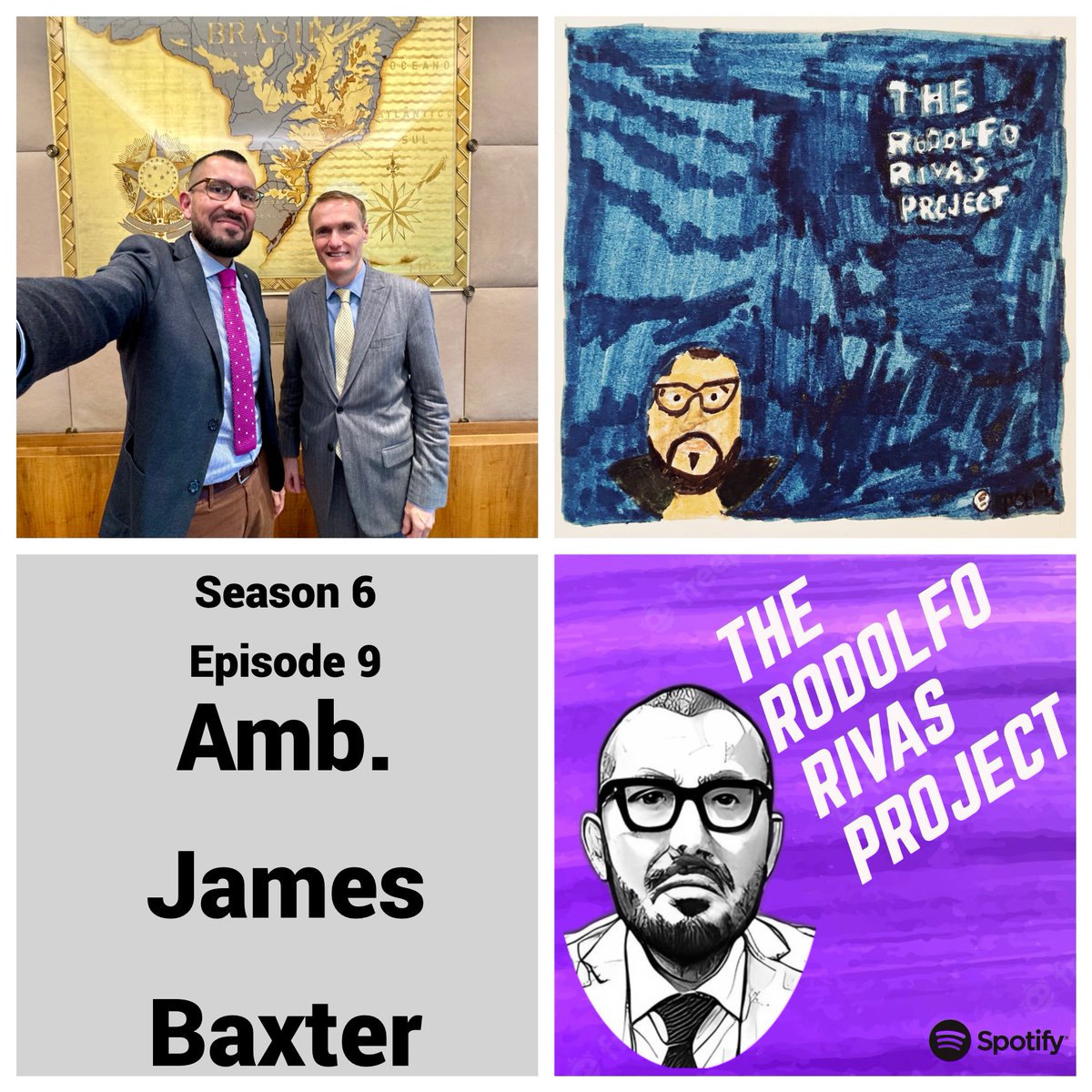rivasrod's tweet photo. The latest episode of The Rodolfo Rivas Project is out!

Listen to Ambassador Baxter @auswto discuss his career as a diplomat and how he has focused on Multilateralism, Trade and @wto

Great conversation, you won’t want to miss it! Subscribe.

@spotify https://t.co/8U360FRePH https://t.co/KtmMPjNAtJ