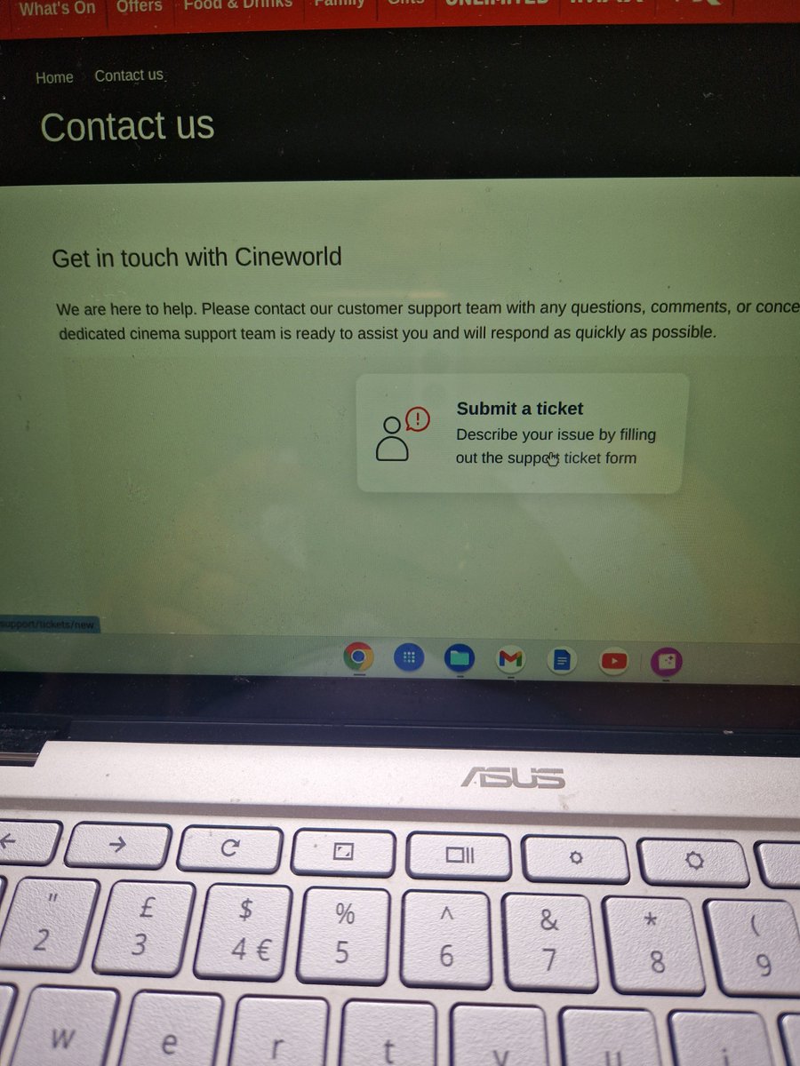 lueluepanda's tweet photo. What customer service team @cineworld ? You  no longer have a phone service &amp; your website is shockingly bad!I've submitted a ticket but no use to me if you can't back to me today &amp; rectify the problem! I just want to speak to a HUMAN https://t.co/t30jpgLoIP