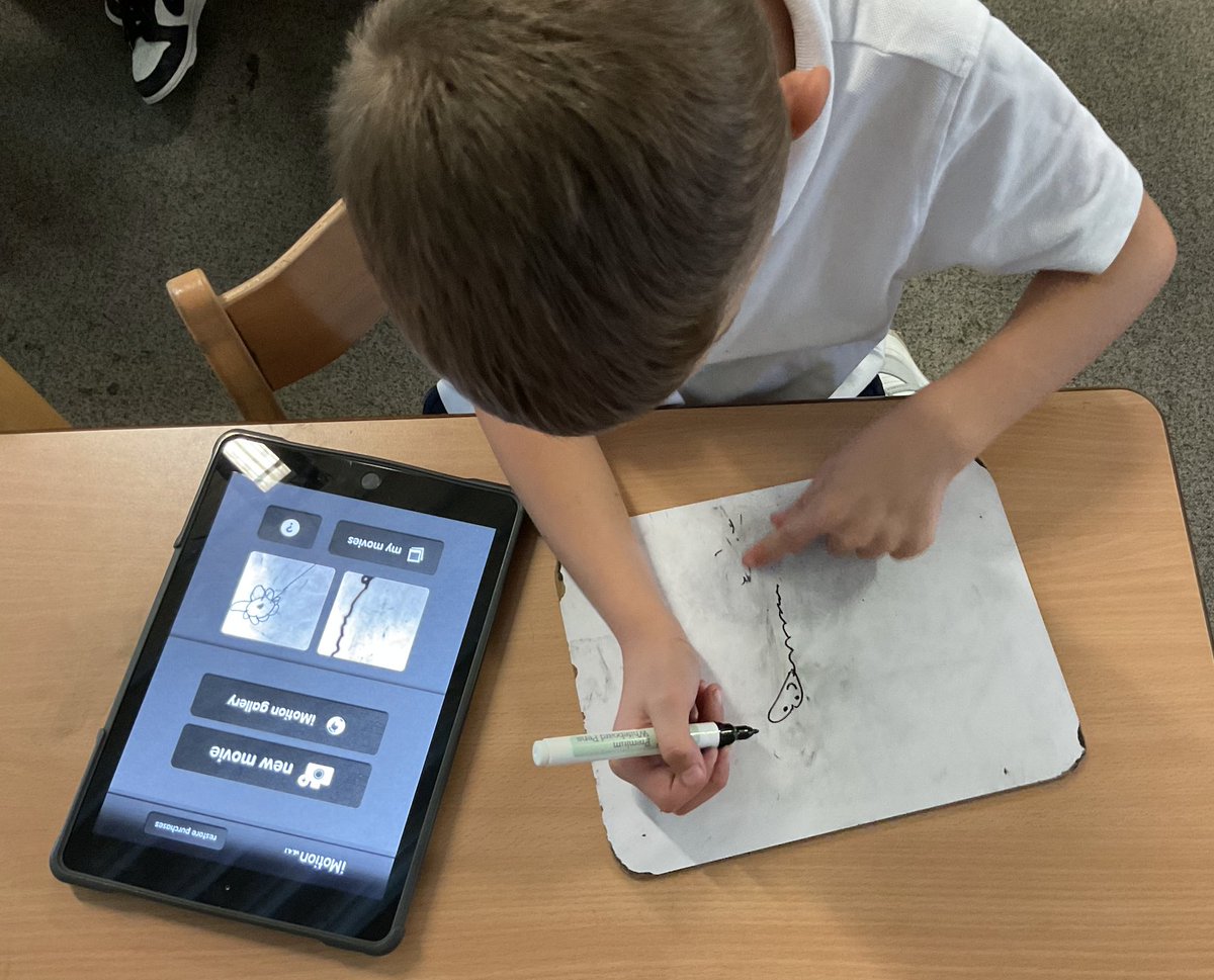 Here is our recent computing lesson making movies using iPads. <a href="/CroxtethC/">CroxtethCPS</a>