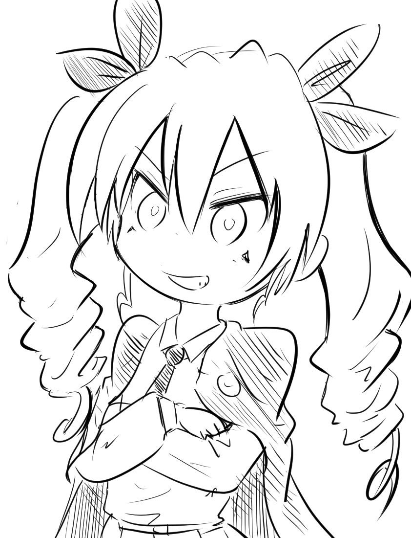 安斎はかなり昔に描いてたのがあった
エリカ描くより前に描いてたなあ
 #アンチョビ生誕祭2024 