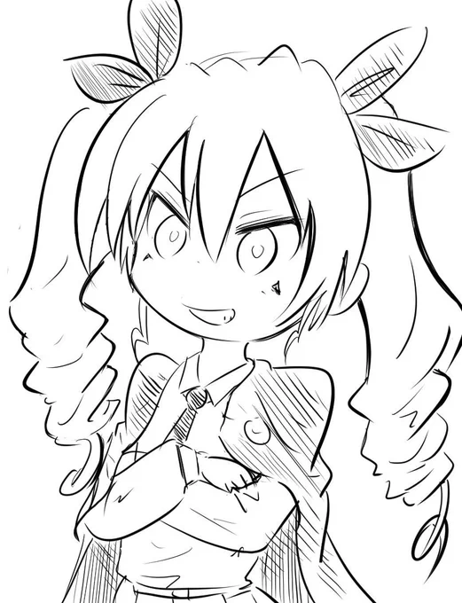 安斎はかなり昔に描いてたのがあった
エリカ描くより前に描いてたなあ
 #アンチョビ生誕祭2024 