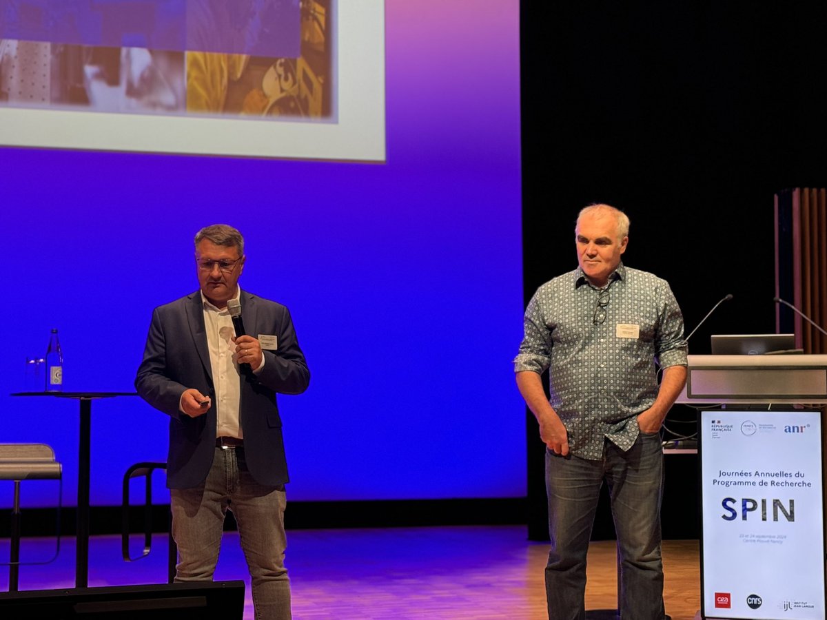 pepr_spin's tweet photo. [#événement] 📅Aujourd’hui et jusqu’à demain, se tiennent les Journées annuelles du #PEPRSPIN au Centre Prouvé de Nancy

➡️L’objectif est de réunir la communauté scientifique du programme pour présenter les avancées des projets ! 

#France2030 @AgenceRecherche @SGPI_avenir https://t.co/8BzH7XaeyC