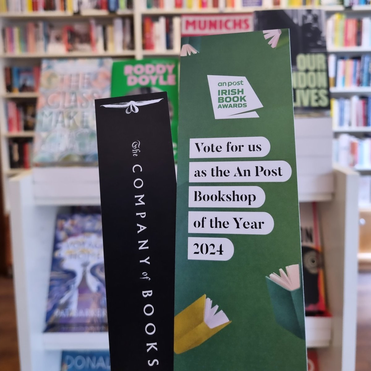 Final chance to cast your vote for the An Post Bookshop of the Year. Voting closes at midnight tonight. We would love to receive your vote 📚 anpost.com/bookshopofthey… Many thanks for your support 🥰