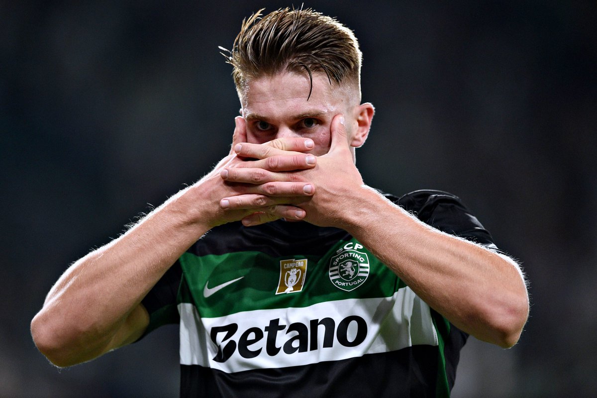 🅰️🅰️ vs. Porto
⚽️🅰️ vs. Rio Ave
⚽️⚽️ vs. Nacional
⚽️⚽️⚽️ vs. Farense
⚽️ vs. Porto
⚽️🅰️🅰️ vs. Azerbaijão
⚽️⚽️ vs. Estónia
⚽️ vs. Arouca
⚽️ vs. Lille
⚽️⚽️ vs. AVS

Imparável.