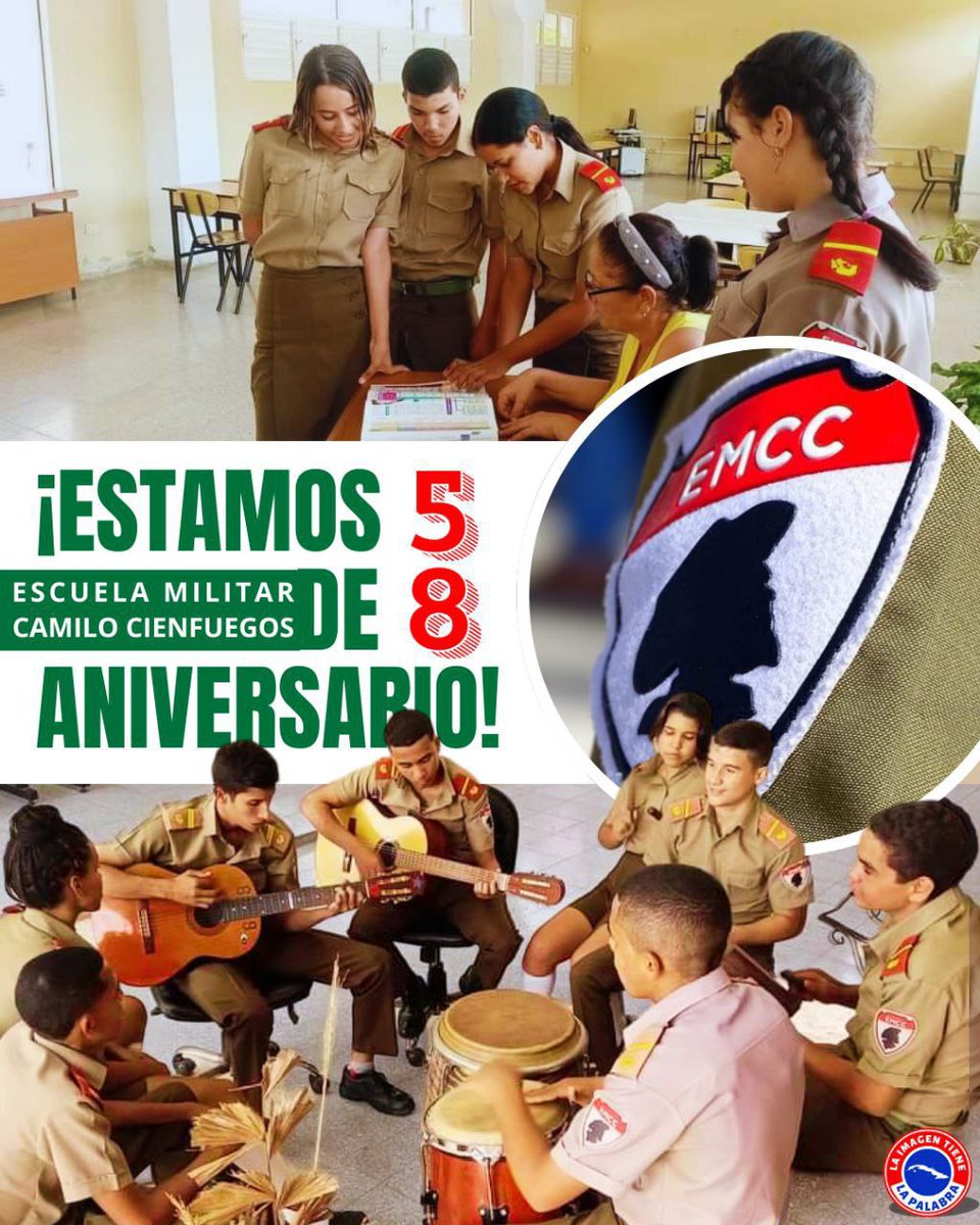 LuzdeVi16299725's tweet photo. #Cuba 🇨🇺 Los jóvenes de hoy que estudian en estos centros, conservan los valores de quienes iniciaron su tránsito académico por las Escuelas Militares Camilo Cienfuegos.

Una enseñanza multidisciplinaria que los prepara como profesionales, y para la vida.

 Muchas felicidades‼️🫡 https://t.co/sTZiVYajUT