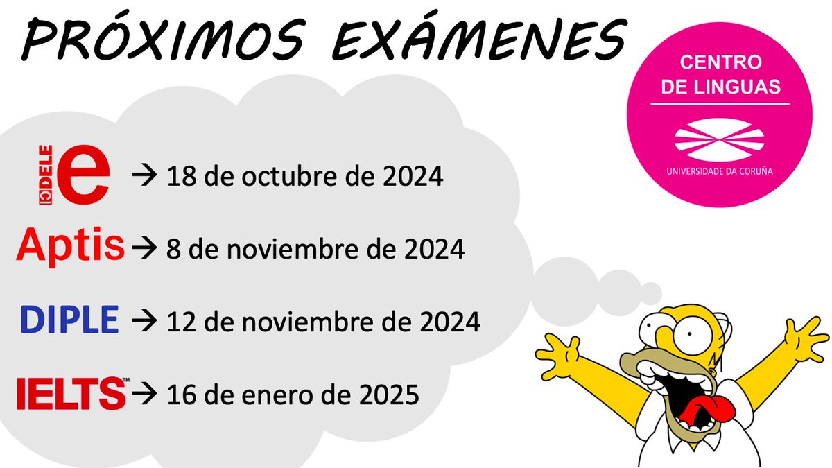 📌Fechas de los próximos exámenes de acreditación.📝