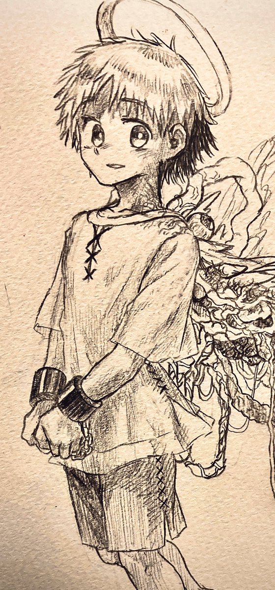 itayagi03's tweet image. 天使が罪を犯してしまうと、その身体に穢れが現れてしまうのだそうです。