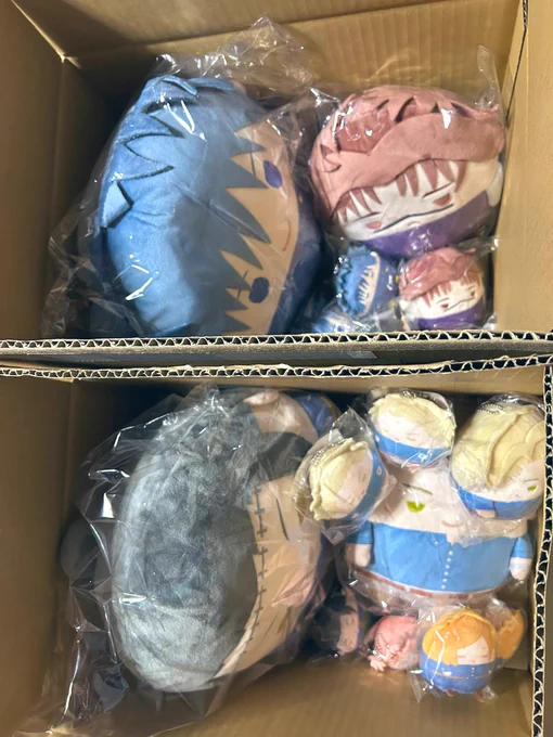 戦いの跡が我が家にも届いた…BIGかMsizeのごゆが欲しかったから回したけど途中で心が折れた結果です()今から引き取ってくれる方見つかるかなぁ〜交換は最初から諦めてる 