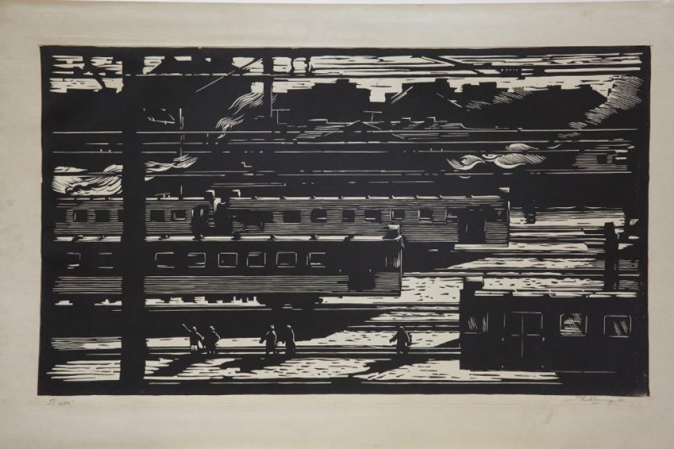 Britomartis_18's tweet image. Georgij Nisskij [Георгий Нисский], On the Railway Tracks, Morning [На путях. Утро], 1957 /

Andrej Ušin [Андрей Ушин], Tracks [Пути], 1960

#Nissky #Nisskij #Нисский #Ushin #Ušin #Ушин #Пути