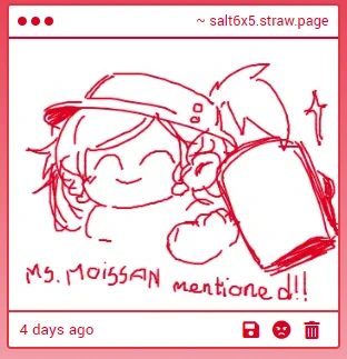 ahhhhhhhhhhhhhh THANKS FOR MS.MOISSAN SHE LOOK SO CUTE!!! 