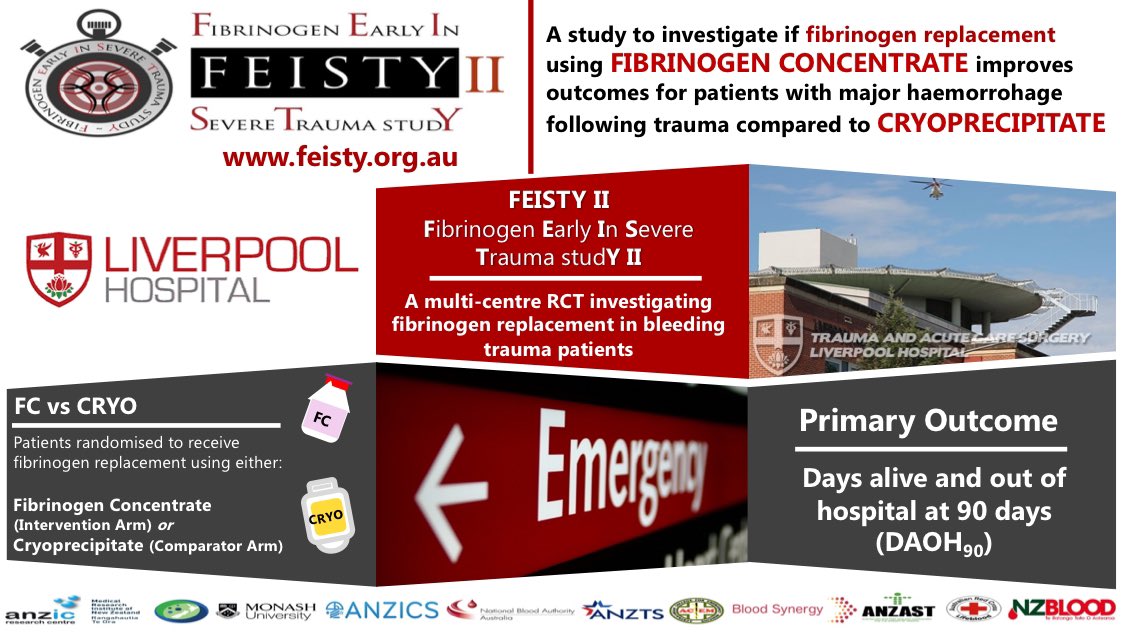 FEISTY_RCT (@feisty_rct) on Twitter photo Fabulous FEISTY II SIV with Dr Scott D’Amours and the team from Liverpool Hospital <a href="/SWSLHD/">South Western Sydney Local Health District</a> Really excited to start recruitment at Liverpool soon! <a href="/anzicrc/">anzicrc</a> <a href="/BloodSynergy/">Blood Synergy</a> <a href="/TraumaANZ/">Australian & New Zealand Trauma Society</a> Fabulous FEISTY II SIV with Dr Scott D’Amours and the team from Liverpool Hospital <a href="/SWSLHD/">South Western Sydney Local Health District</a> Really excited to start recruitment at Liverpool soon! <a href="/anzicrc/">anzicrc</a> <a href="/BloodSynergy/">Blood Synergy</a> <a href="/TraumaANZ/">Australian & New Zealand Trauma Society</a>